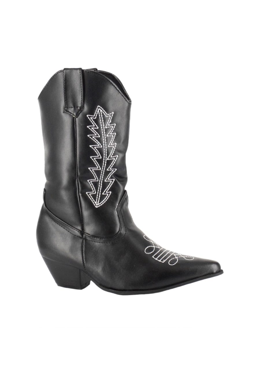 Child Black Cowboy Boots