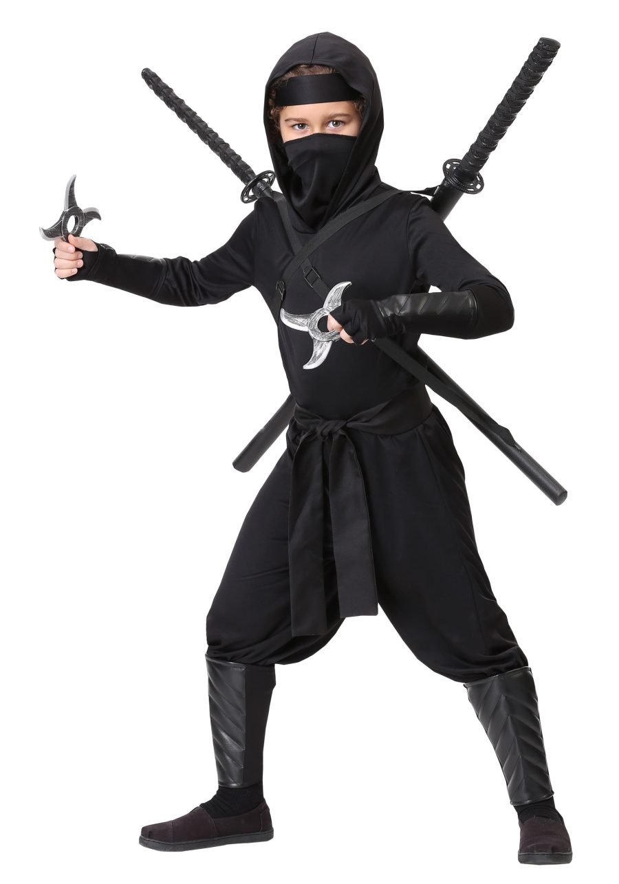 Child Stealth Shinobi Ninja Costume