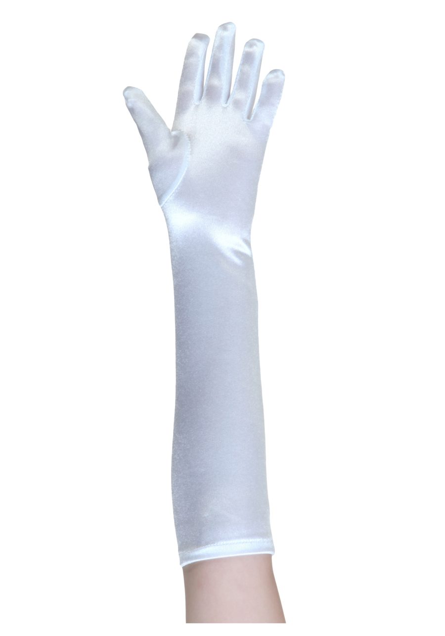 Child White Costume Gloves