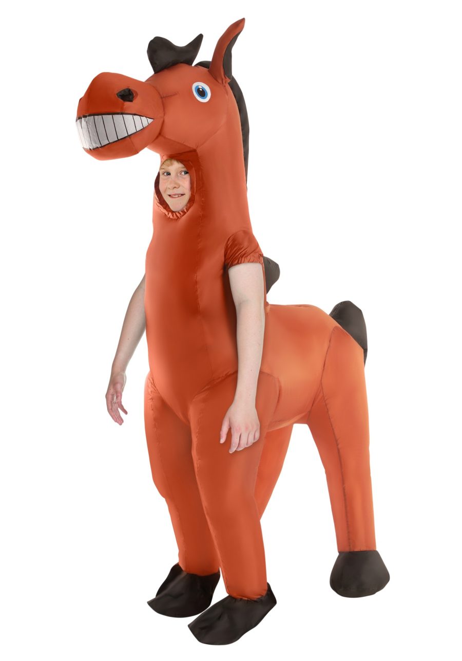 Child's Giant Inflatable Horse Costume