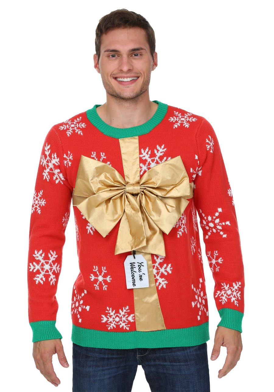 Christmas Present Ugly Christmas Adult Sweater