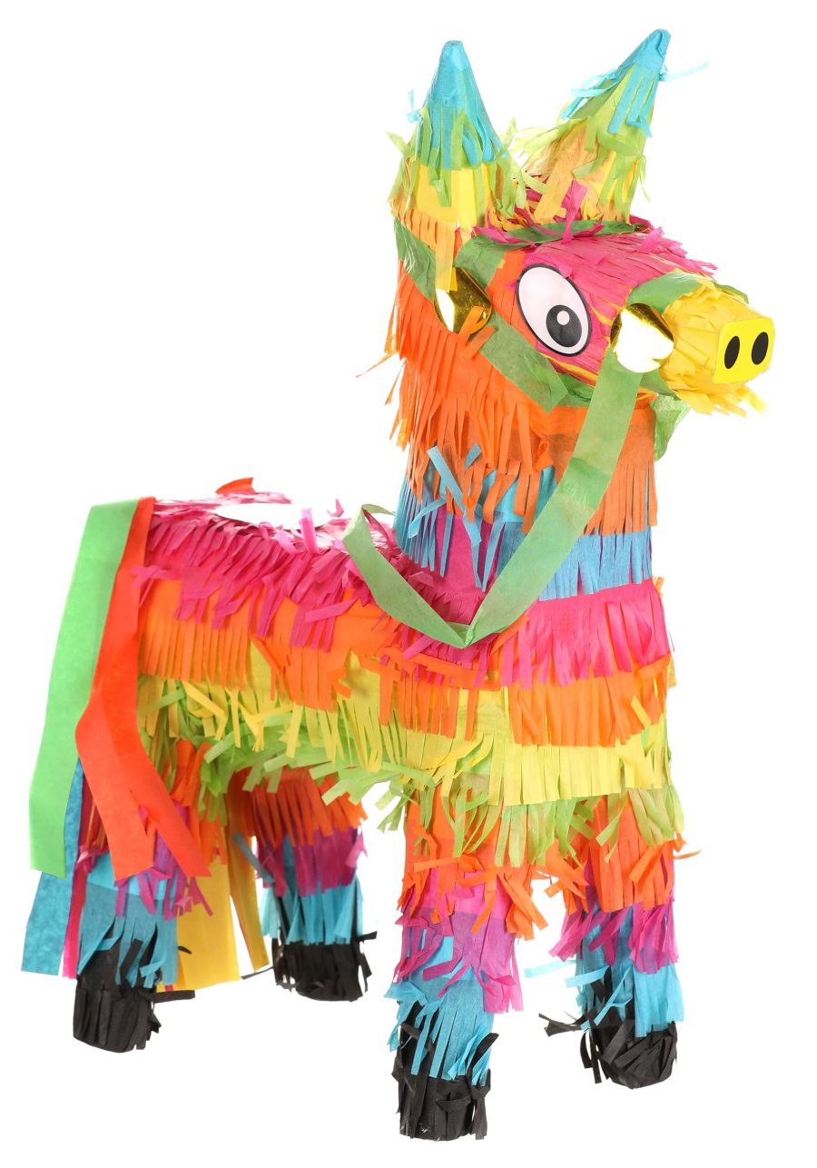 Cinco de Mayo Rainbow Pi??ata Donkey Decoration