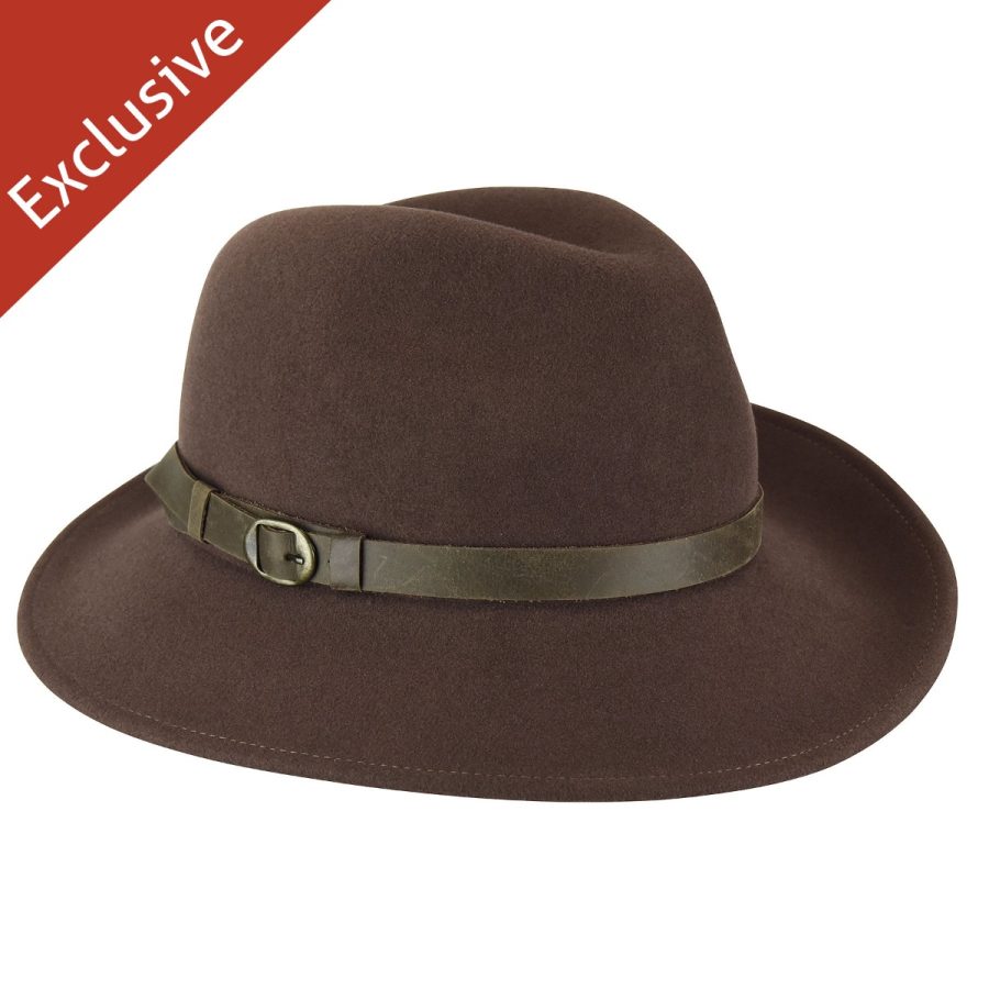 Cindy W. Fedora - Exclusive - Saddle/L