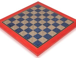 Civil War Blue & Gray High Gloss Deluxe Chess Board - 2.375 Squares
