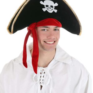 Classic Adult Pirate Costume Hat
