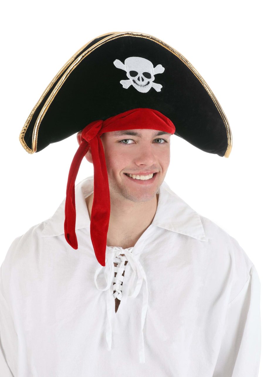 Classic Adult Pirate Costume Hat