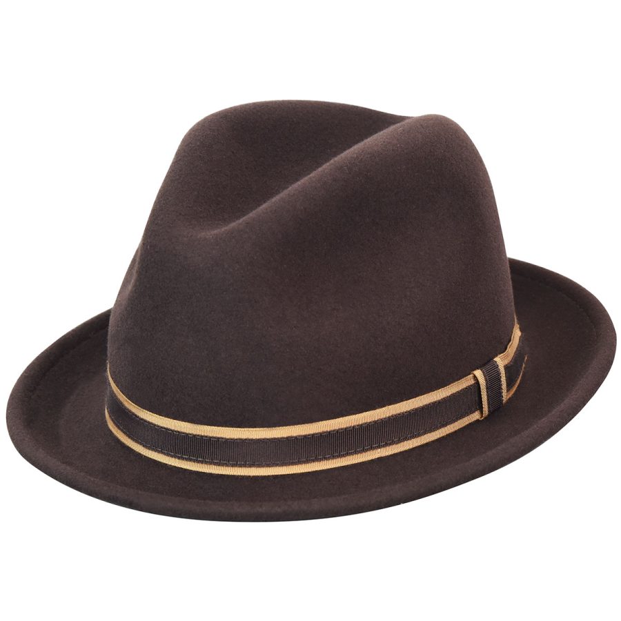 Clooney Fedora - Brown/M