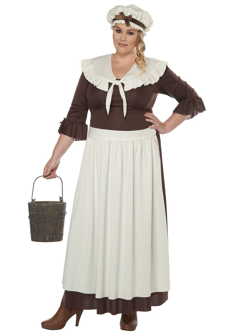 Colonial Village Woman Plus Size Costume