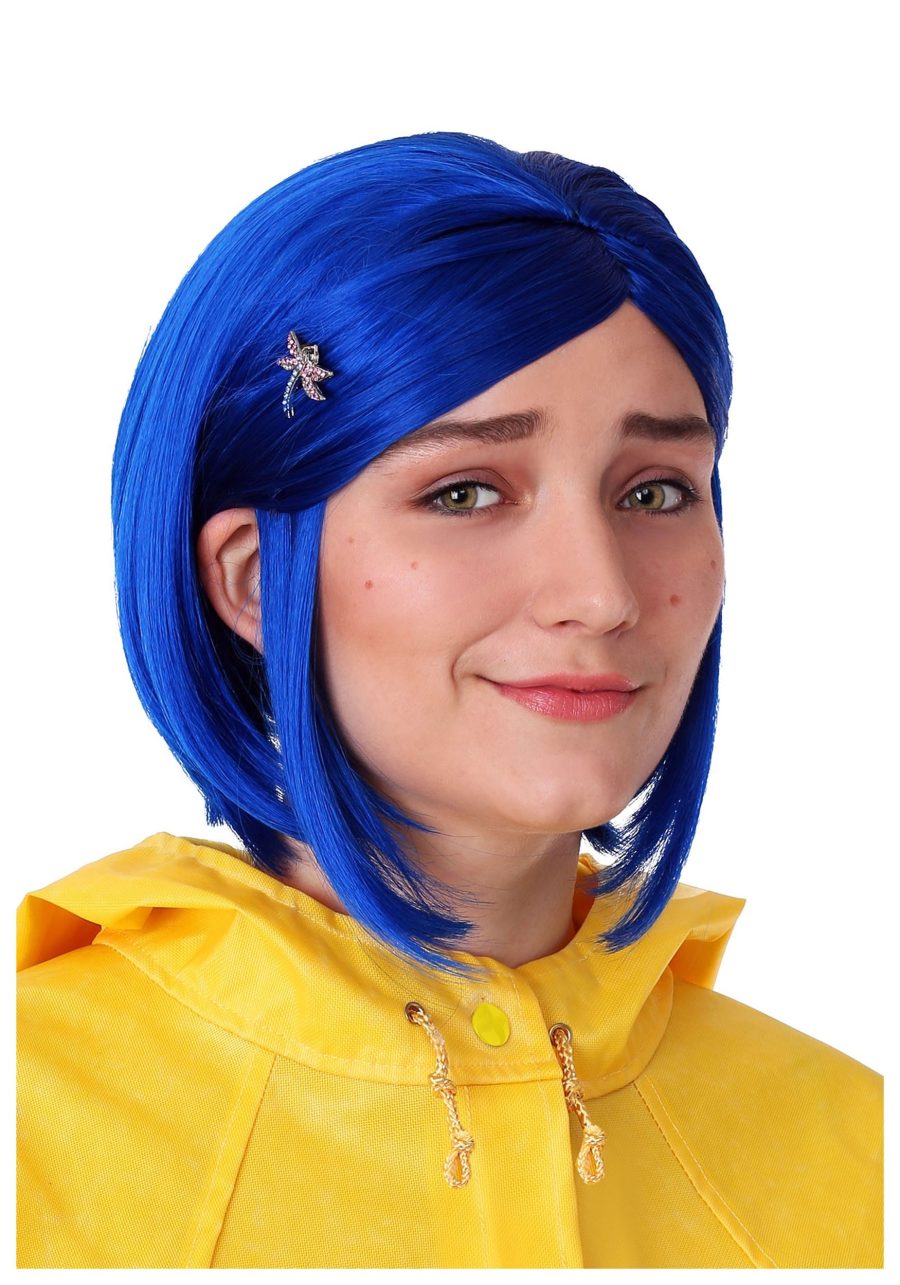 Coraline Blue Costume Women's Wig