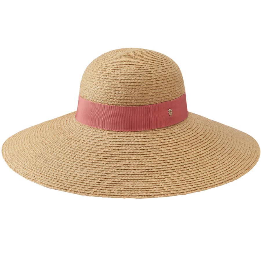 Cori Wide Brim Hat - Natural/Pomelo / 1SFM