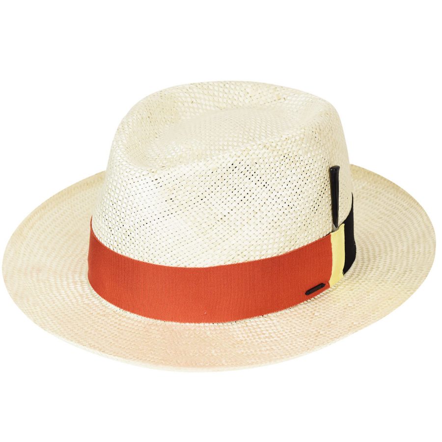 Costigan Fedora - Natural/Grenadine/S