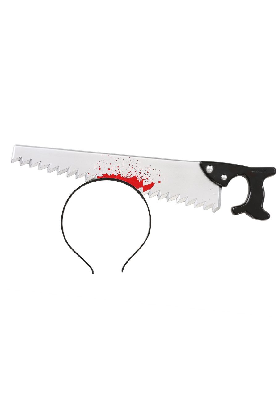 Costume Saw Headband Prop