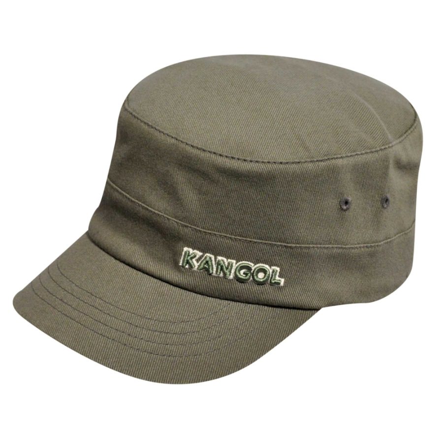 Cotton Twill Army Cap - Green/L/XL