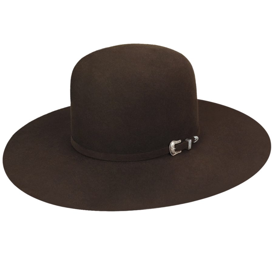 Courtright 7X Open Cowboy Western Hat - Brown/6 3/4