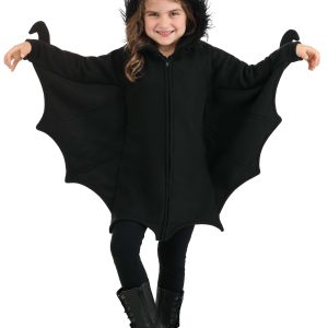 Cozy Black Bat Girl's Costume