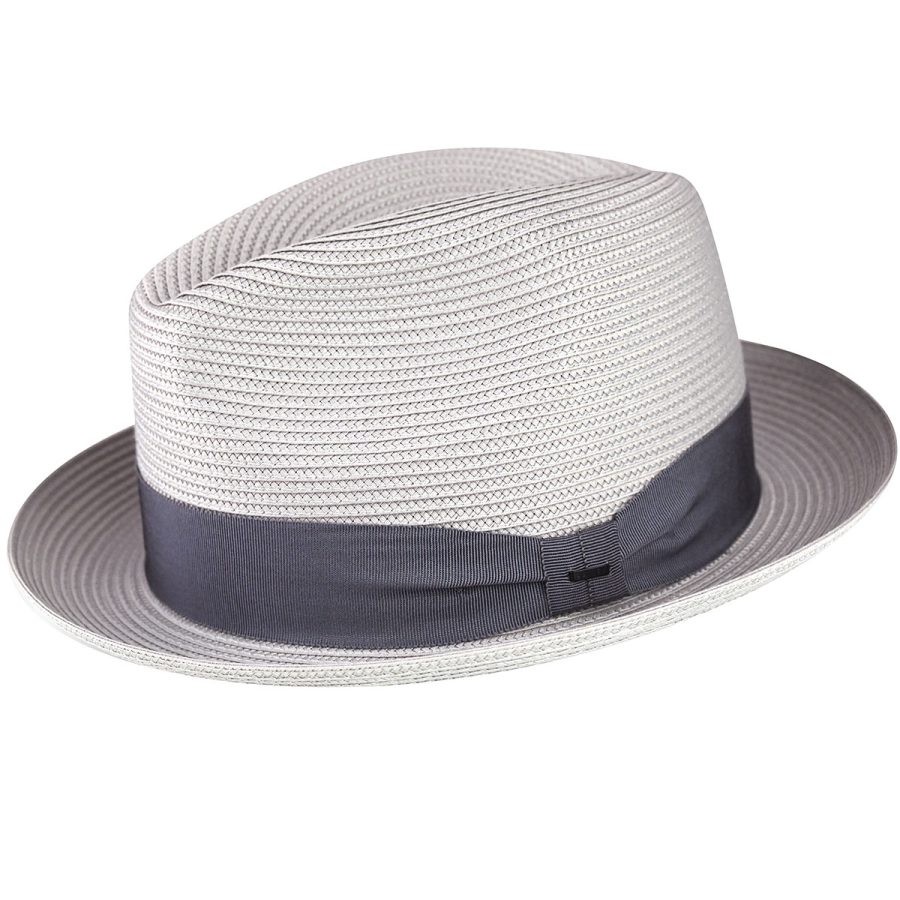 Craig Braided Fedora - Flint Gray / L