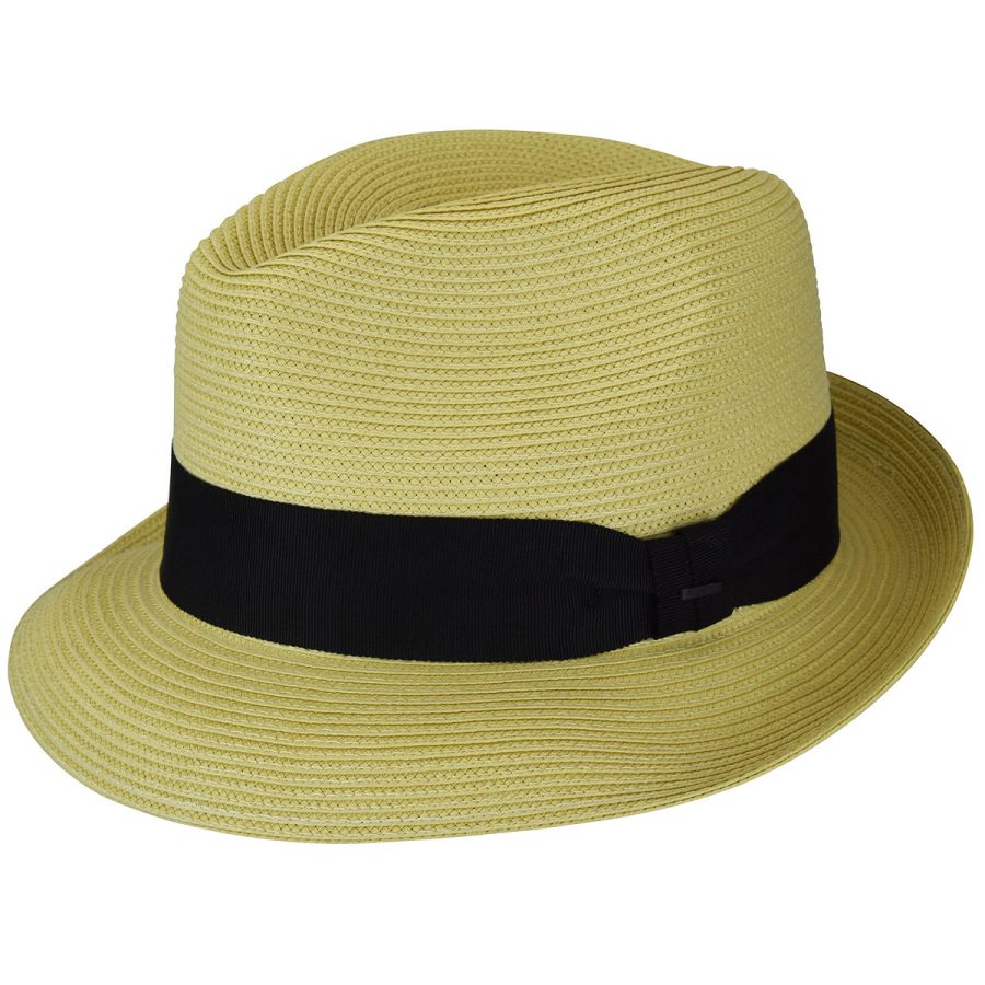 Craig Braided Fedora - Natural / XXL