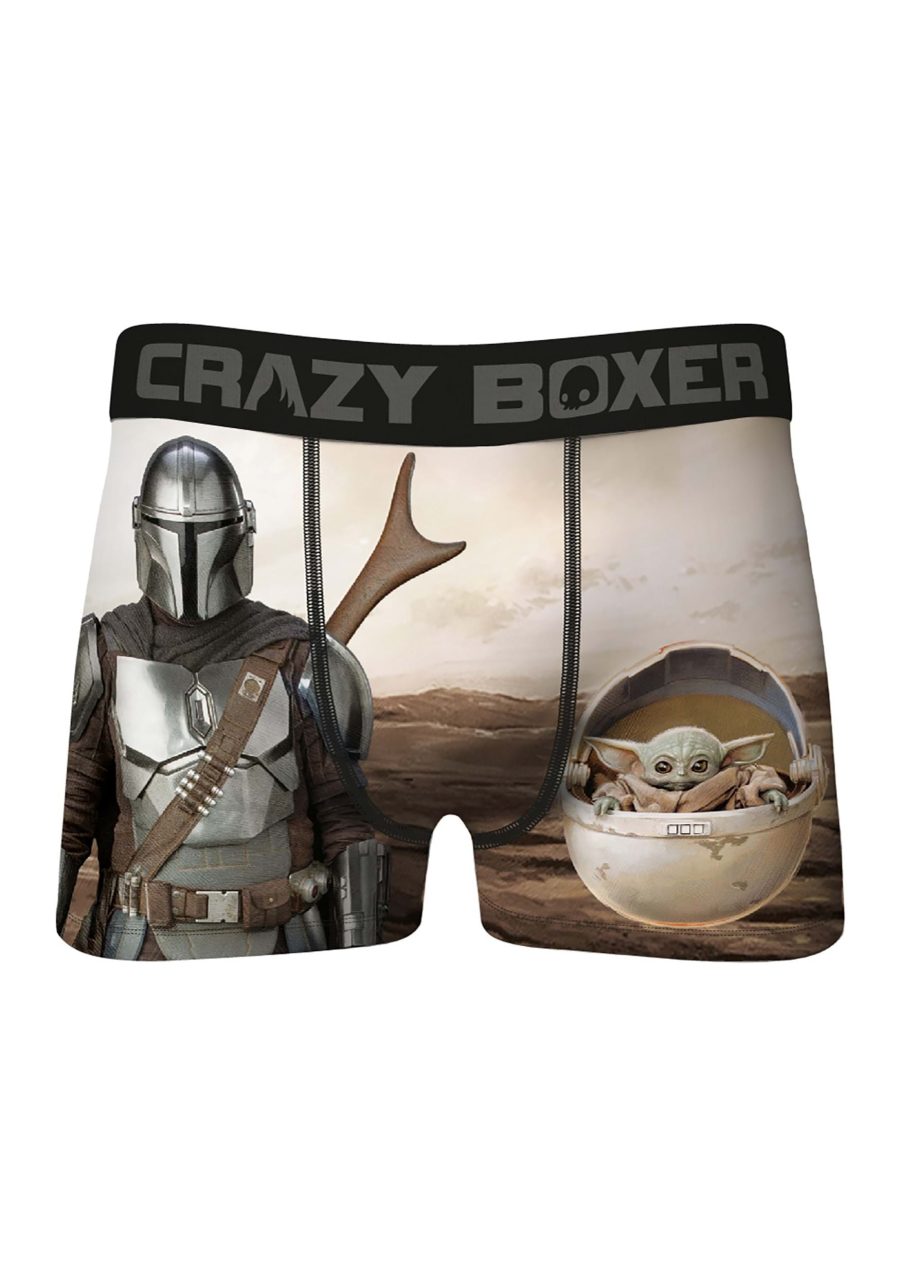 Crazy Boxer The Mandalorian and The Child Men's Boxer Brief