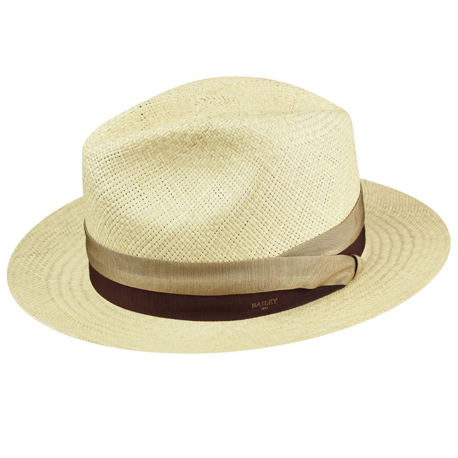 Cuban Panama Fedora - Natural/Earth / L