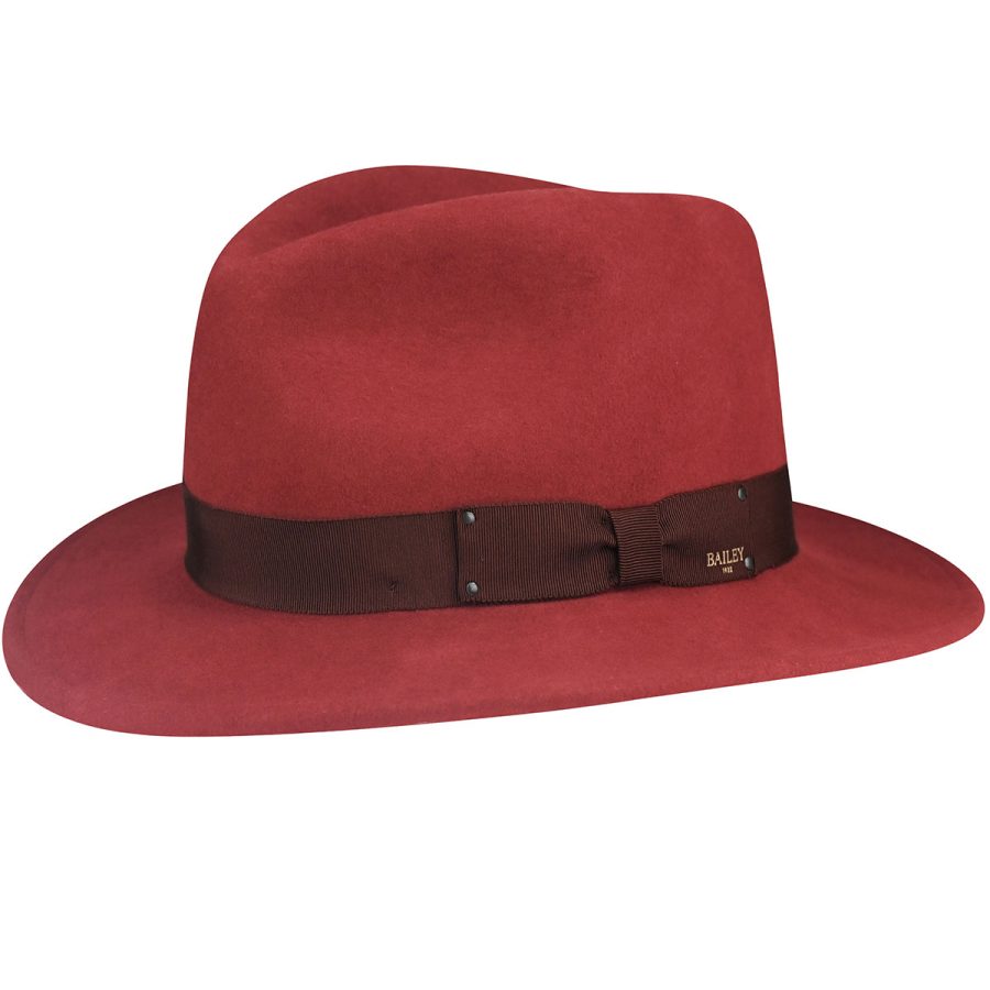 Curtis LiteFelt ® Fedora - Rosewood / L