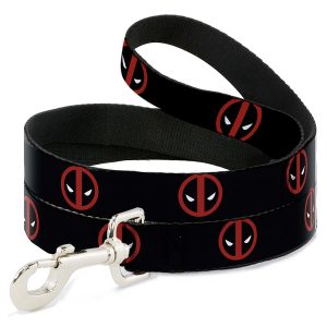 Deadpool Logo Dog Leash