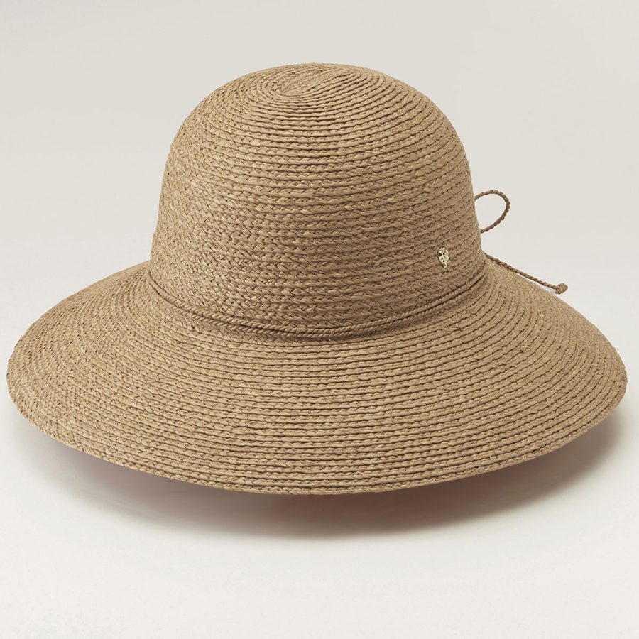 Delphina Wide Brim Hat - Nougat/1SFM