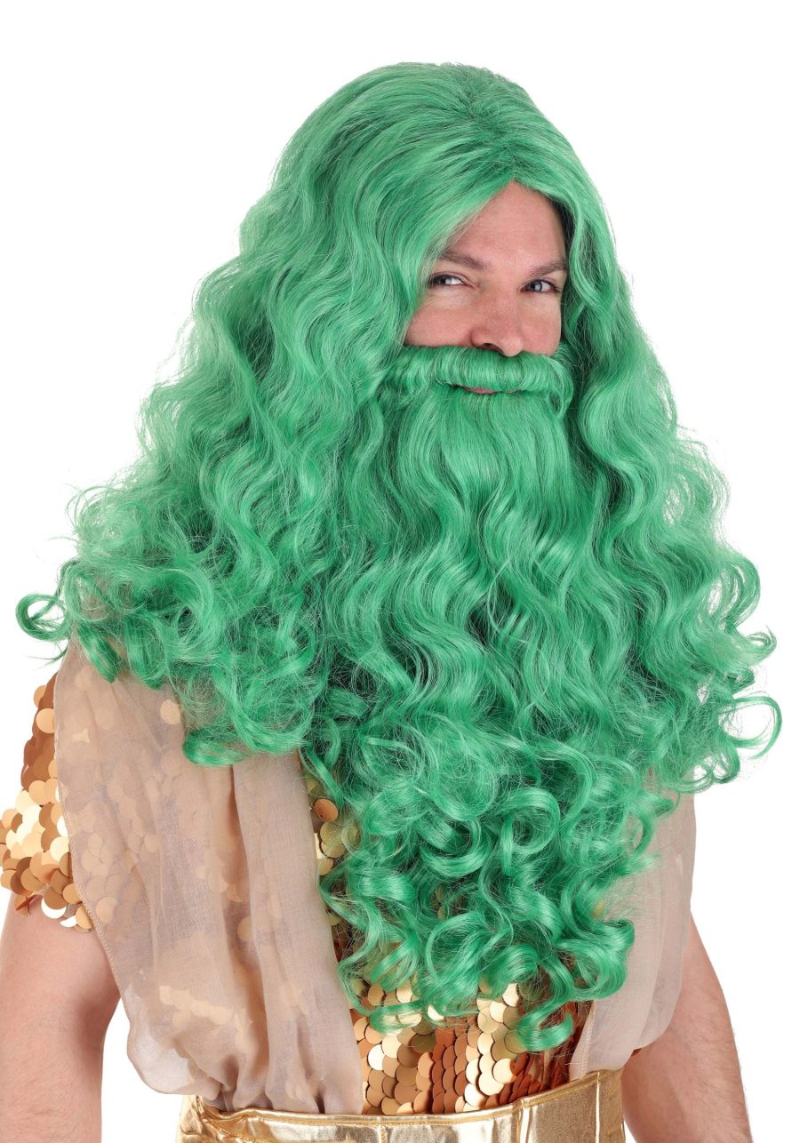 Deluxe King Neptune Wig