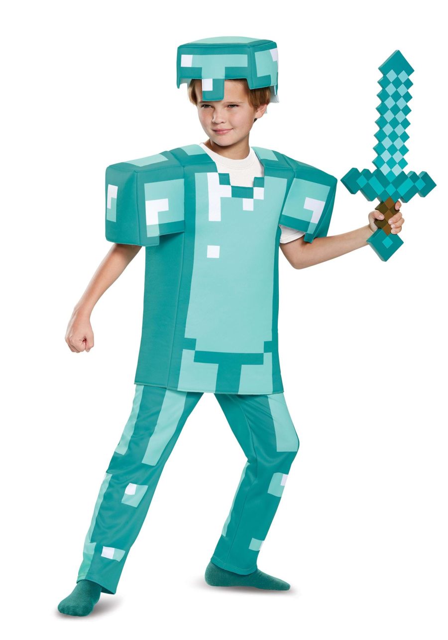 Deluxe Minecraft Armor Kid's Costume