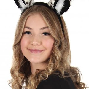 Deluxe Snow Leopard Ears Costume Headband