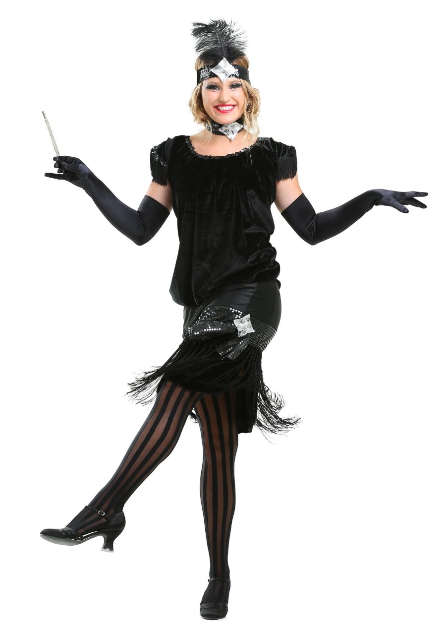 Deluxe Velvet Flapper Costume