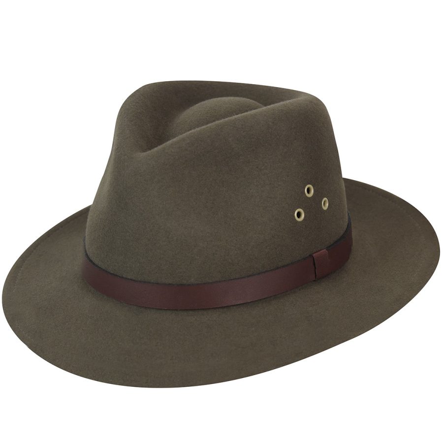 Dickens GentleFelt ® Fedora - Khaki/M