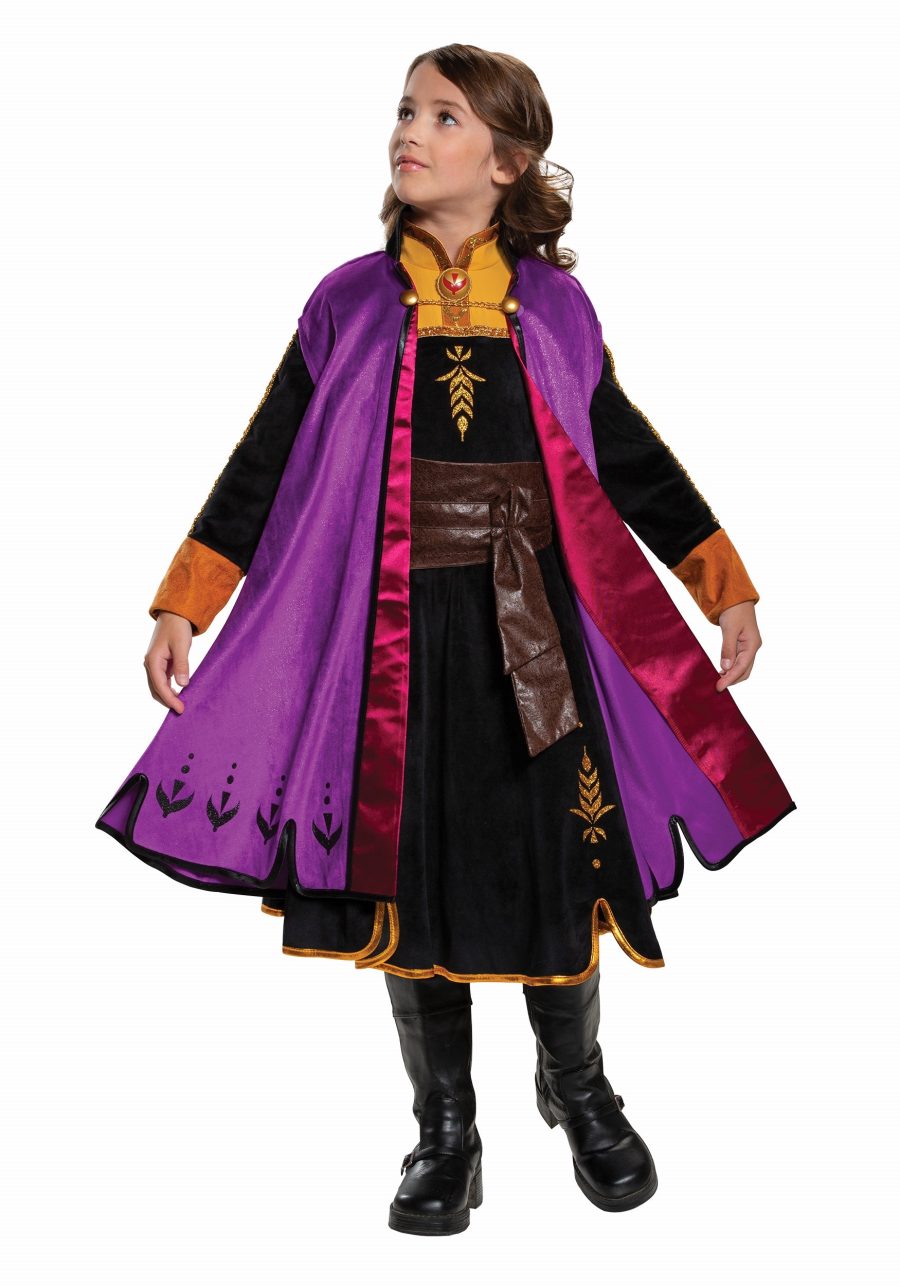 Disney Frozen 2 Girls Anna Prestige Costume