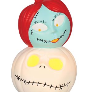 Disney Jack and Sally Light Up Pumpkin Stack Decoration
