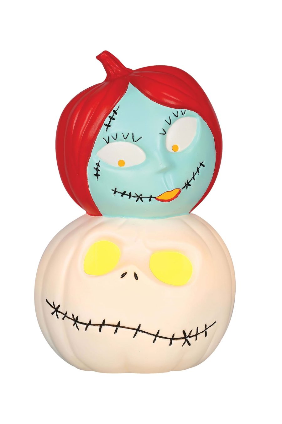 Disney Jack and Sally Light Up Pumpkin Stack Decoration