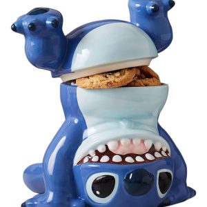 Disney Stitch Handstand Ceramic Cookie Jar