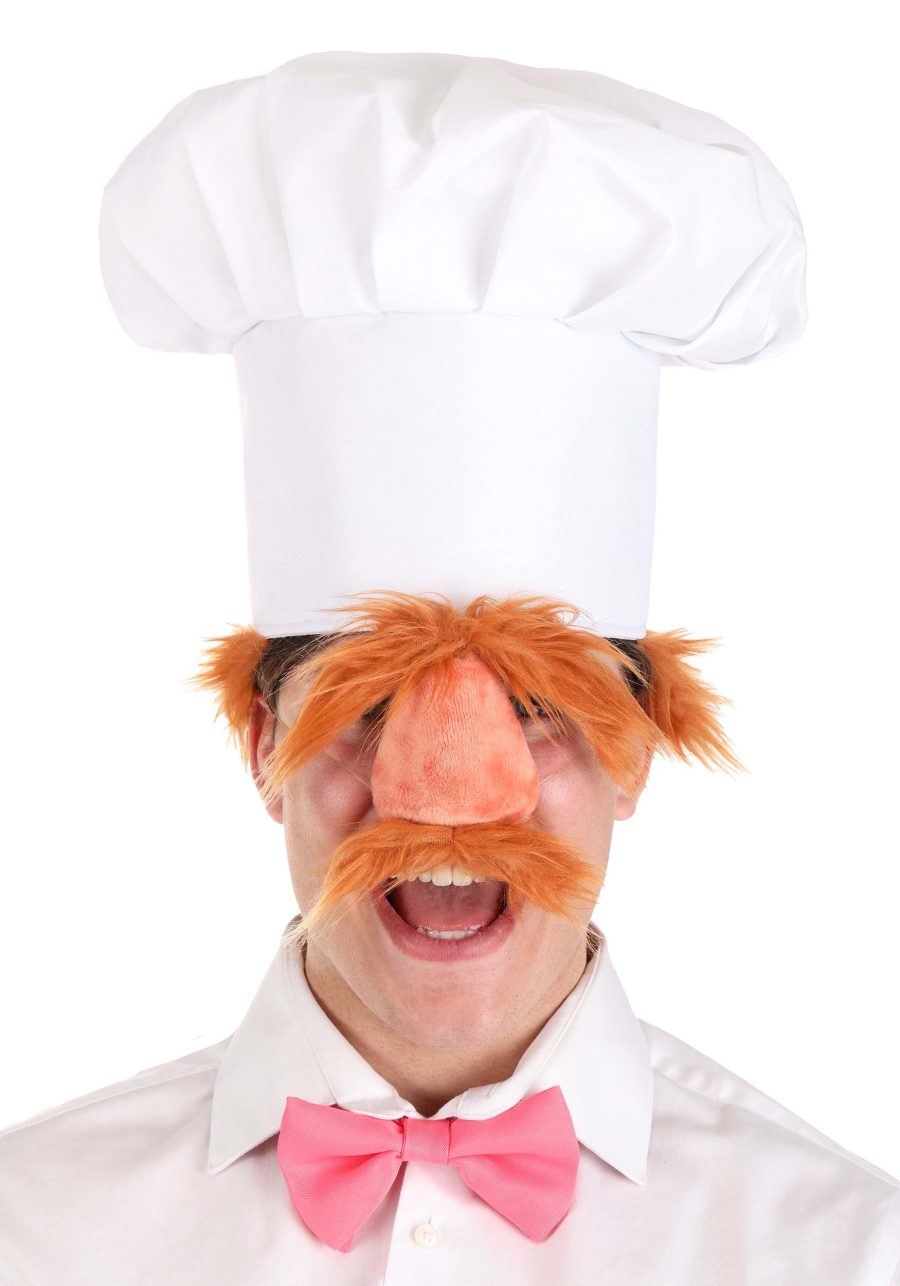 Disney Swedish Chef Hat, Nose & Bow Costume Kit for Adults