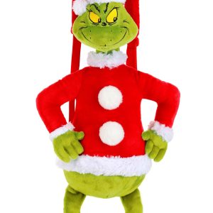 Dr. Seuss Plush Santa Grinch Backpack
