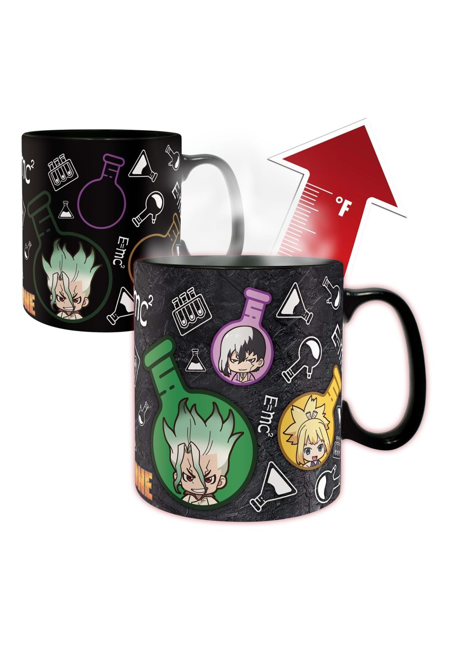 Dr. Stone Chibi Formula Heat Activated Mug