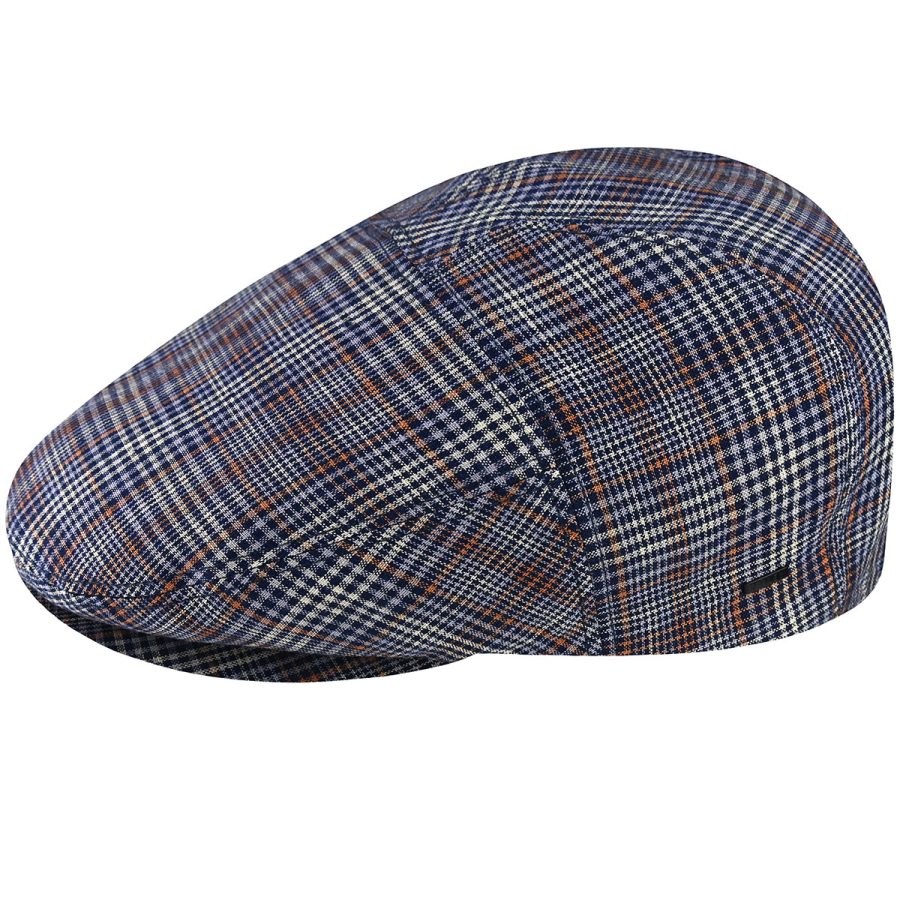 Duch Contour Cap - Midnight Blue Plaid / M