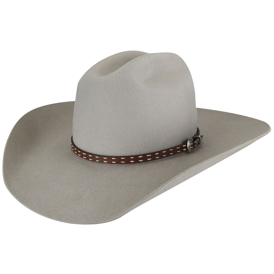 Easton 2X Cowboy Western Hat - Silver Grey/7 1/4