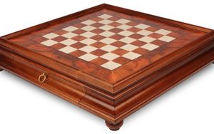 Elm Burl Chess Case by Italfama