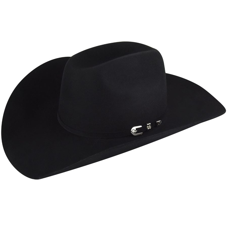 Eustis 2X Cowboy Western Hat - Black / 6 5/8