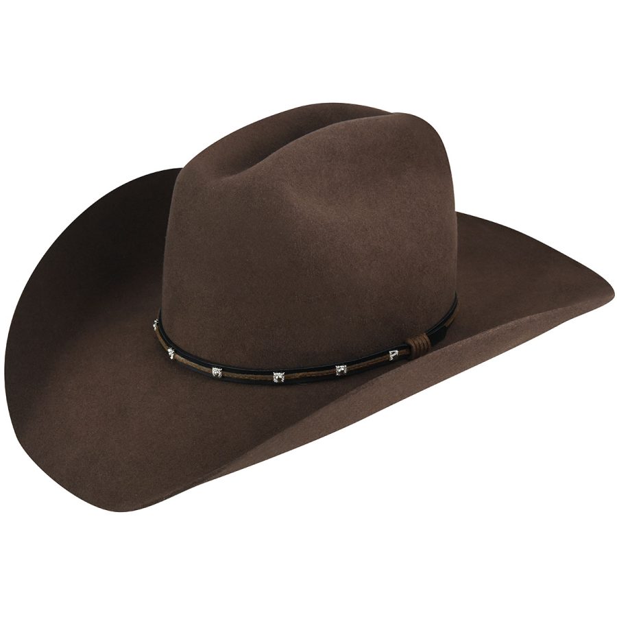 Evant 2X Cowboy Western Hats - Pecan / 6 5/8