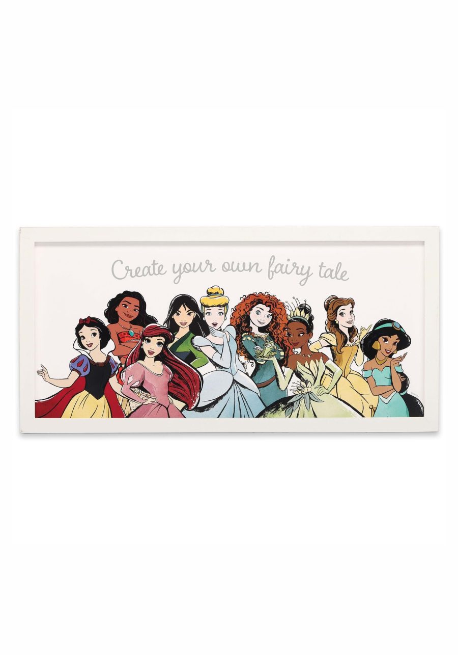 Fairytale Disney Princess Framed Wall Decor