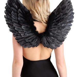 Fallen Black Angel Wings