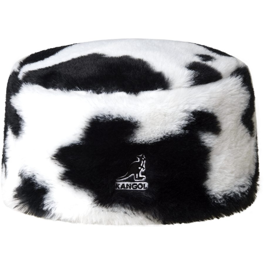 Faux Fur Topper - Spotted Cow / L