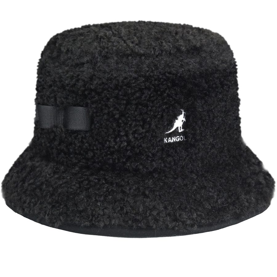 Faux Shearling Utility Bucket - Black/S