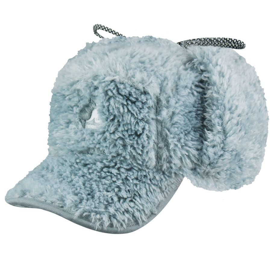 Faux Shearling Utility Flap Cap - Glacier / 1SFM