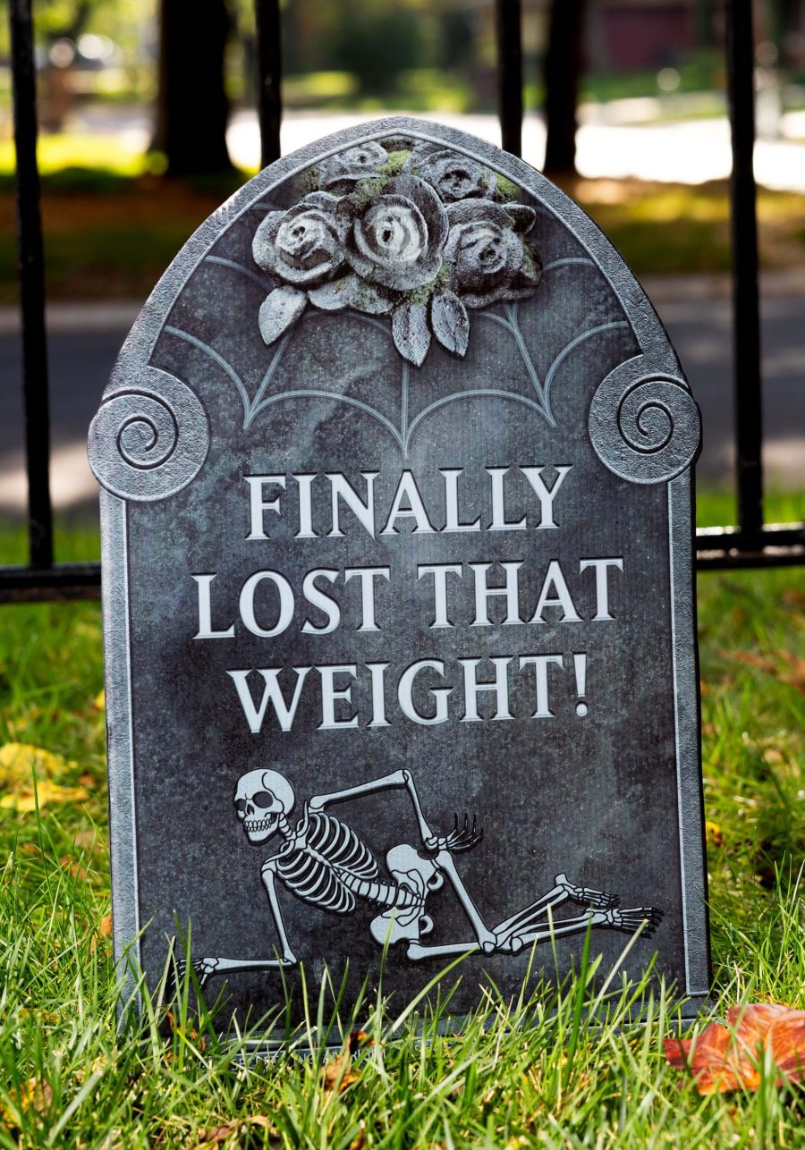 Finally Lost That Weight Tombstone Decoration