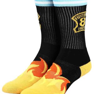 Fire Force Flaming Crew Socks